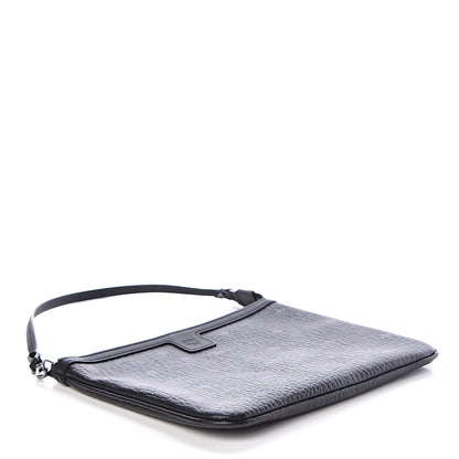 MCM Visetos Liz Shopper Tote Pouch Black 4 of 6