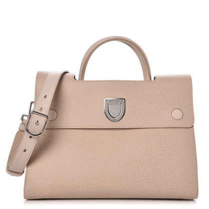 Christian Dior Grained Calfskin Medium Diorever Flap Tapioca 1 of 8