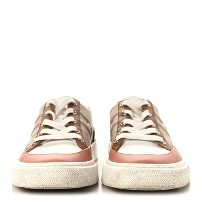 Hermes Calfskin Deep Sneakers 36 Multicolor White Gold 3 of 10