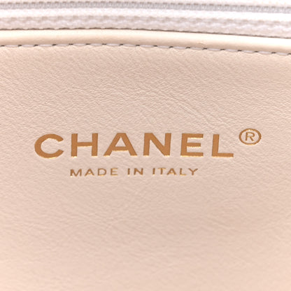 Chanel Caviar Lizard Quilted Medium Coco Handle Flap Ivory 5 of 9