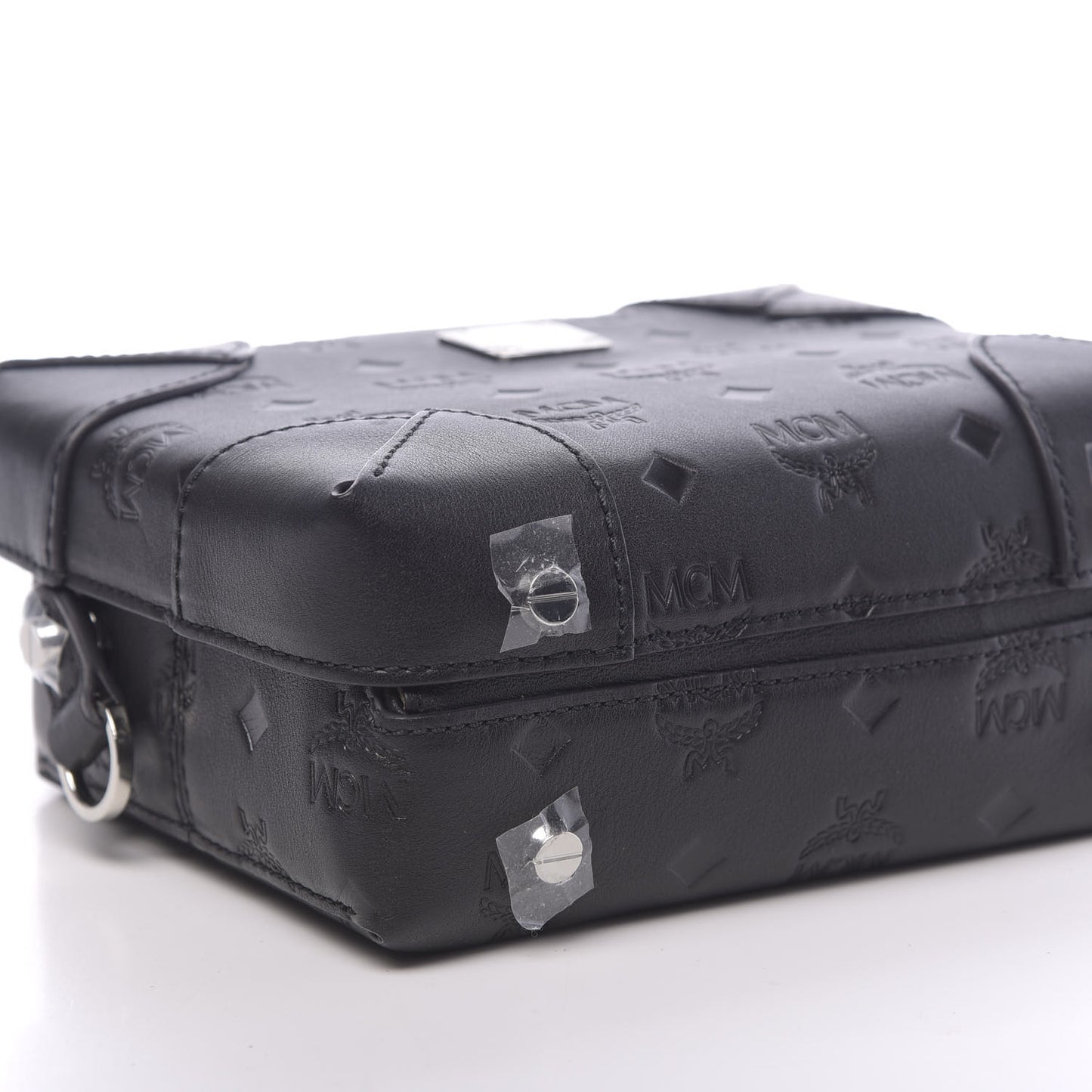 Calfskin Ottomar Monogram Small Berlin Crossbody Black