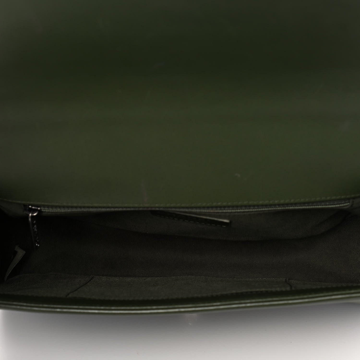 Chanel Lambskin Quilted New Medium Boy Flap Dark Green 5 of 16