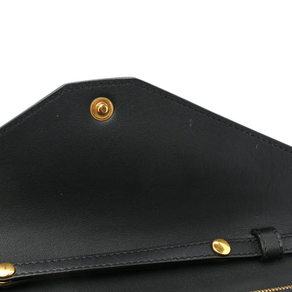Celine Shiny Calfskin Large Pocket Flap On Chain Sea 11 of 14