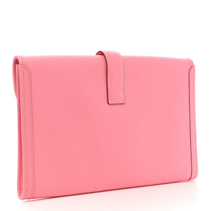 Hermes Epsom Jige PM Clutch Rose Confetti 2 of 6