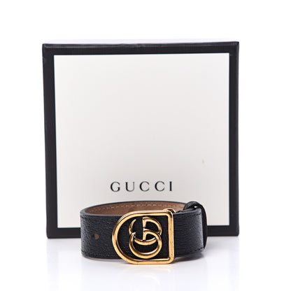 Gucci Calfskin Marmont Double G Bracelet Black 7 of 7
