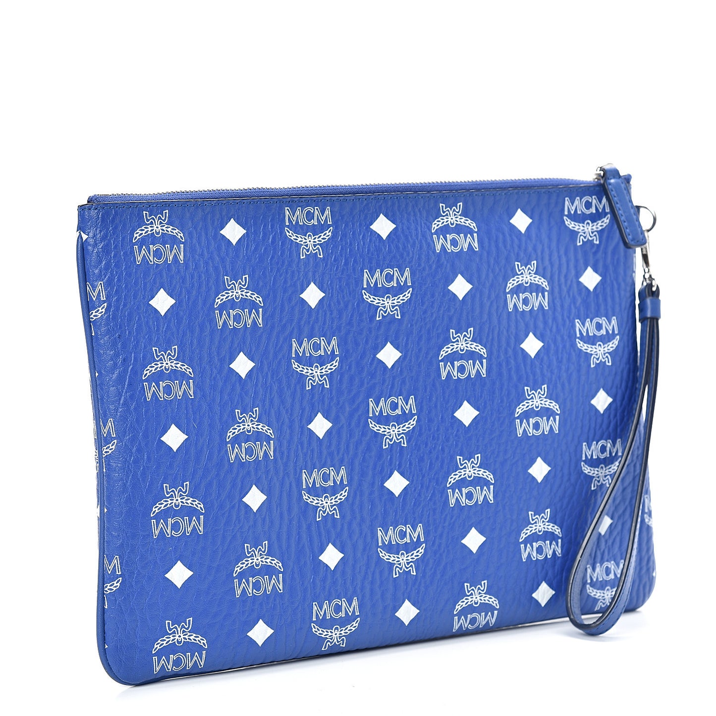 Visetos Wristlet Zip Pouch Blue