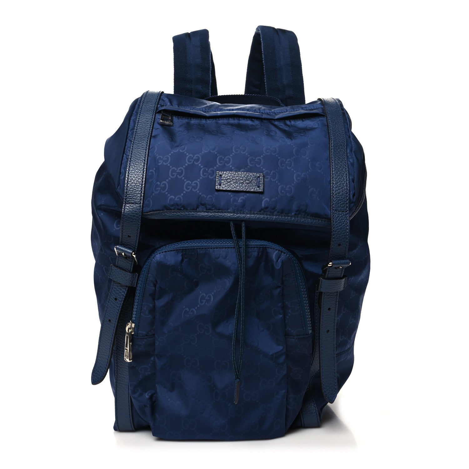 Gucci Nylon Monogram Medium Light Double Buckle Backpack Tide 1 of 10