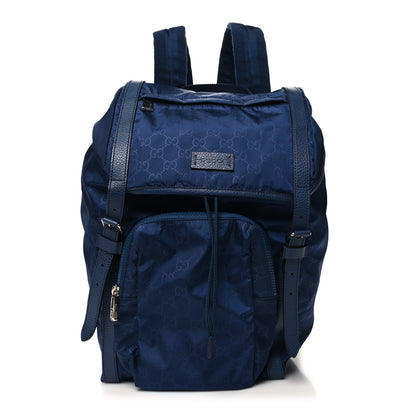 Gucci Nylon Monogram Medium Light Double Buckle Backpack Tide 1 of 10