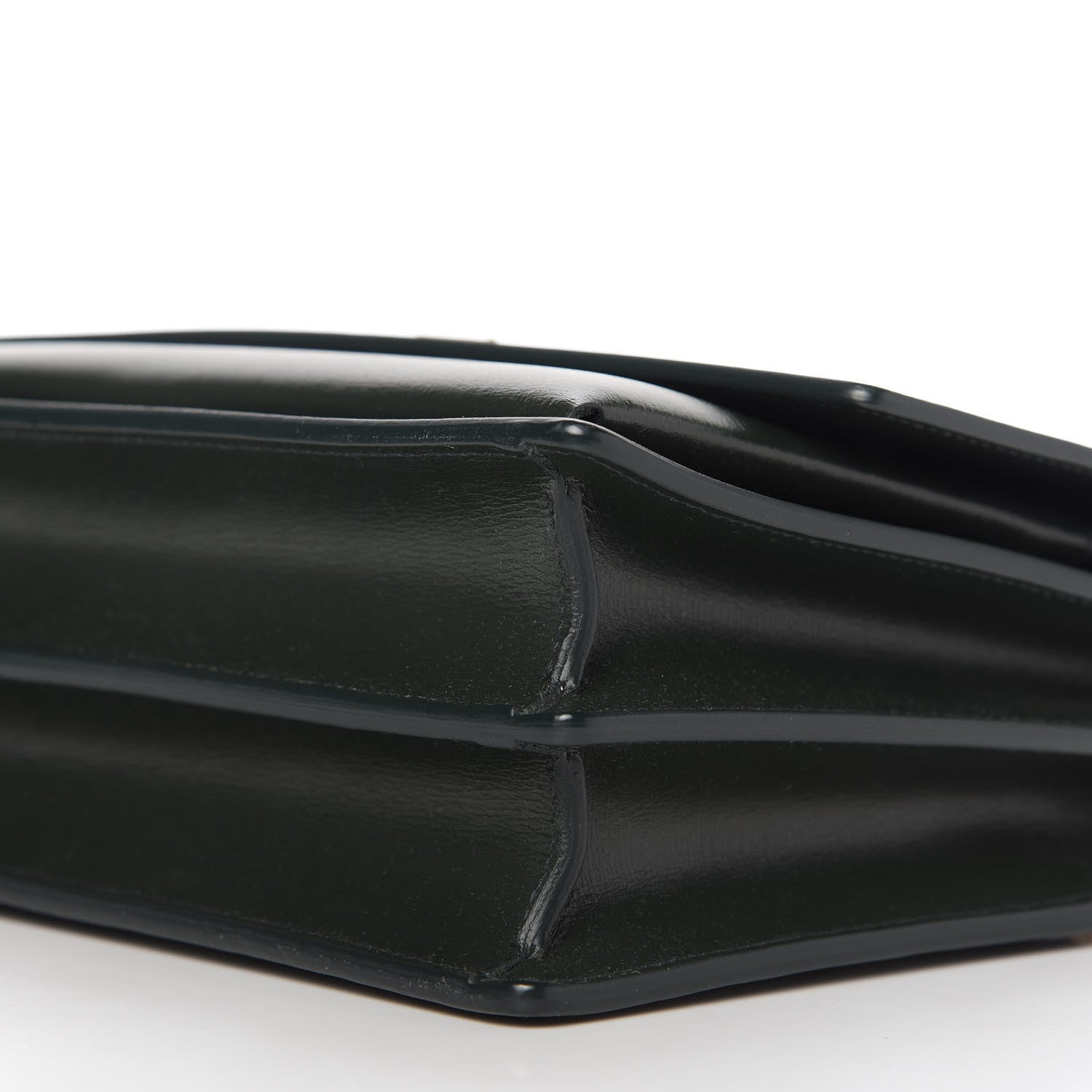 Saint Laurent Calfskin Medium Monogram Sunset New Vert Fonce 7 of 10