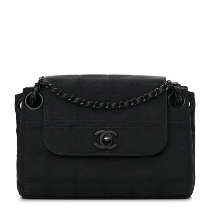 Chanel Nylon Mini Travel Accordion Flap Black 1 of 16