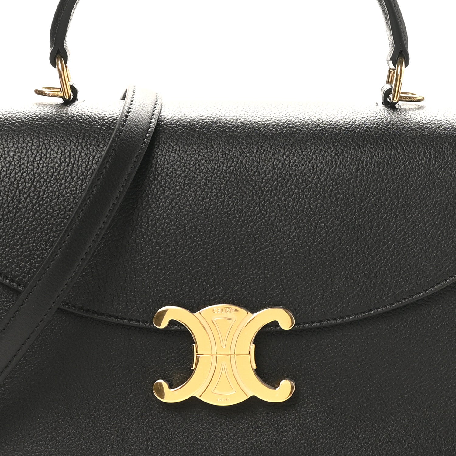 Celine Supple Calfskin Medium Nino Black 8 of 10