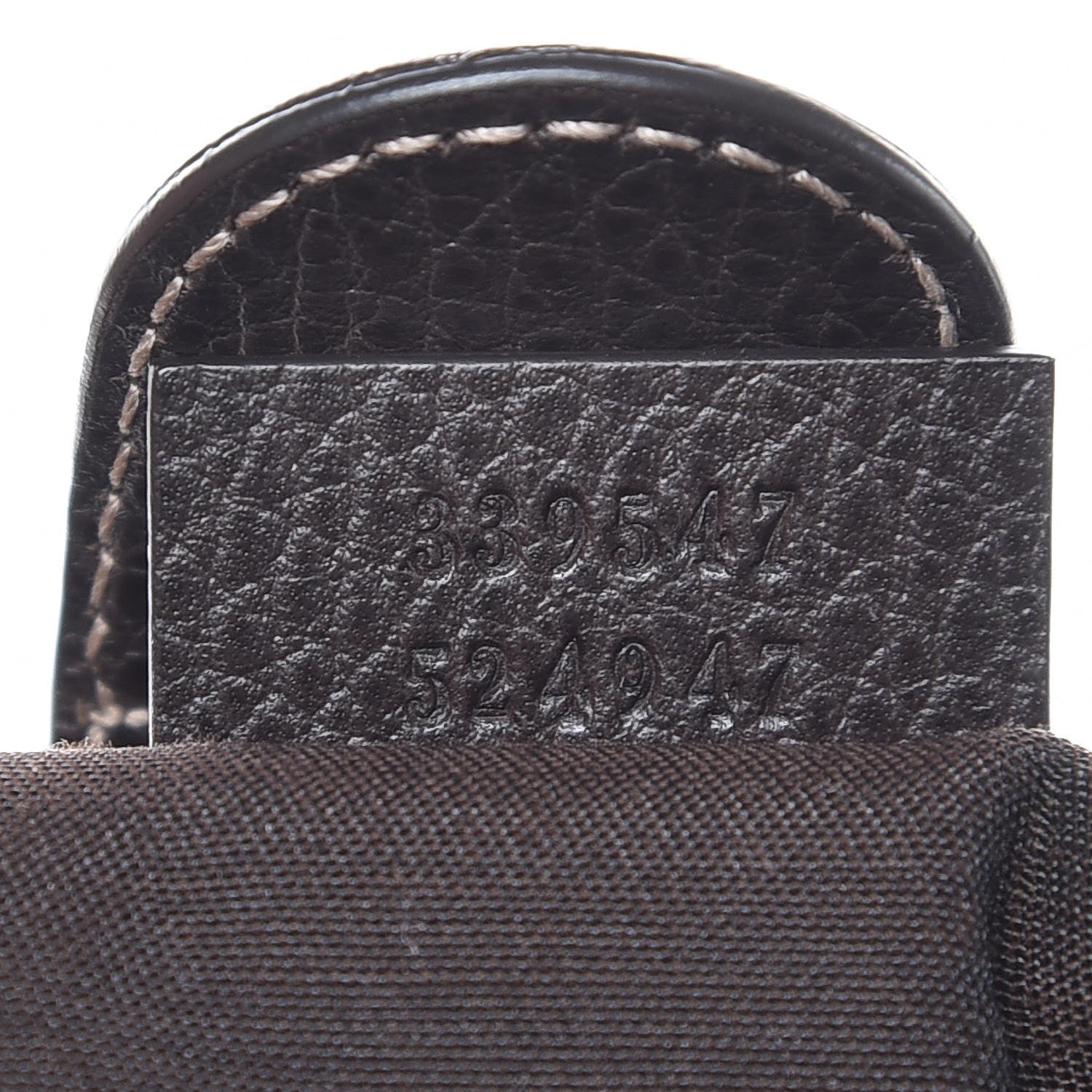 Gucci Crystal Monogram Bamboo Tote Dark Brown 7 of 7