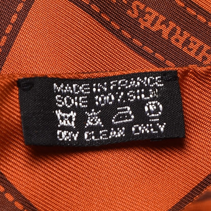 Hermes Silk Bolduc Twilly Orange 3 of 4