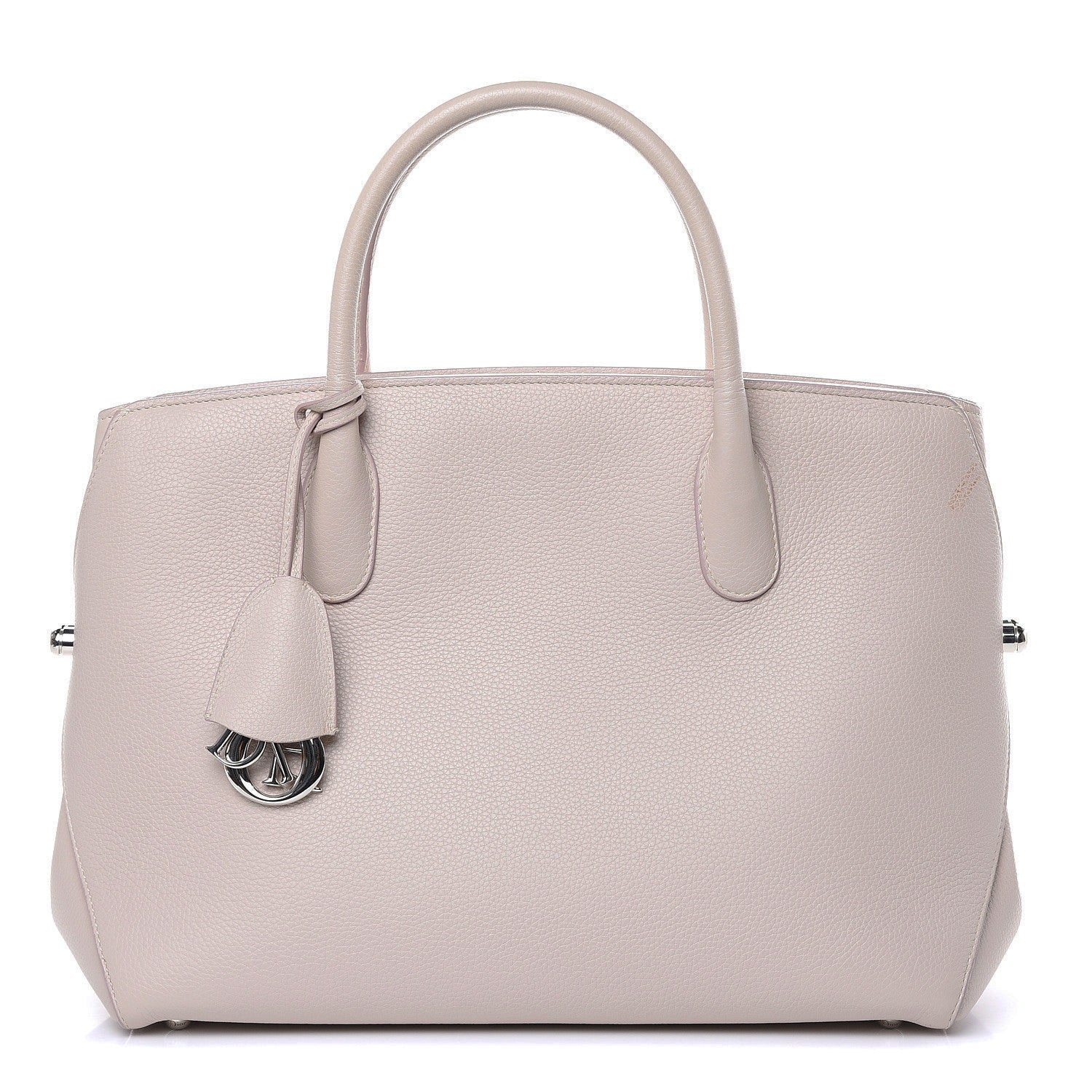 Christian Dior Grained Calfskin Medium Bar Tote Rose Poudre 1 of 15