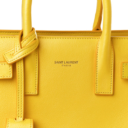 Saint Laurent Calfskin Nano Sac De Jour Jaune 6 of 11