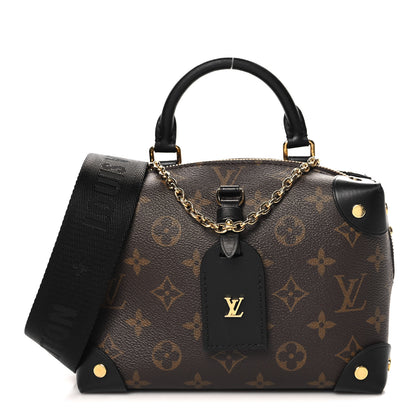 Louis Vuitton Monogram Petite Malle Souple Black 1 of 9