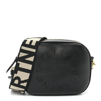 Stella McCartney Eco Alter Nappa Perforated Logo Mini Bag Black 1 of 11