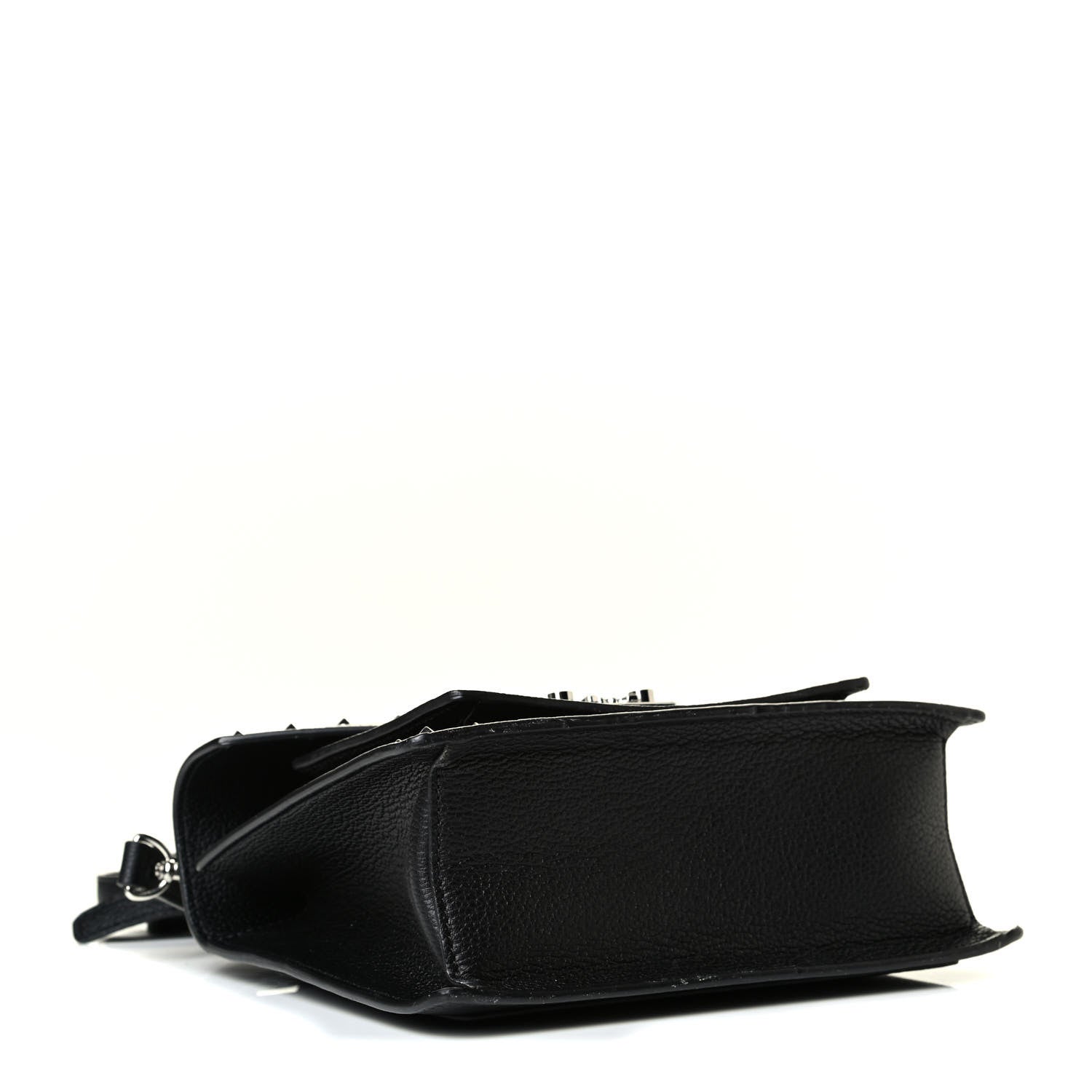 MCM Calfskin Studded Small Patricia Satchel Black 3 of 7