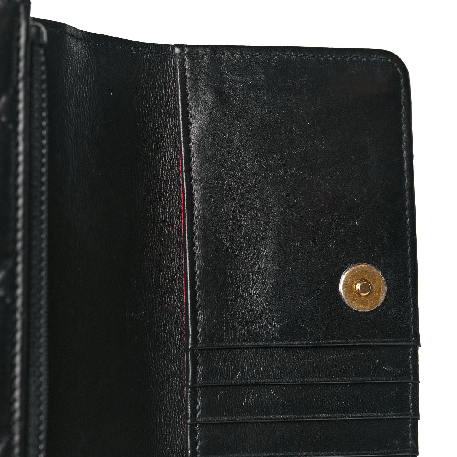 Chanel Lambskin Enamel Quilted Pending CC Clutch With Chain Black 10 of 13