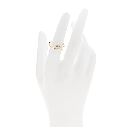 Cartier 18K Yellow Gold Small Juste Un Clou Ring 53 6.25 2 of 6