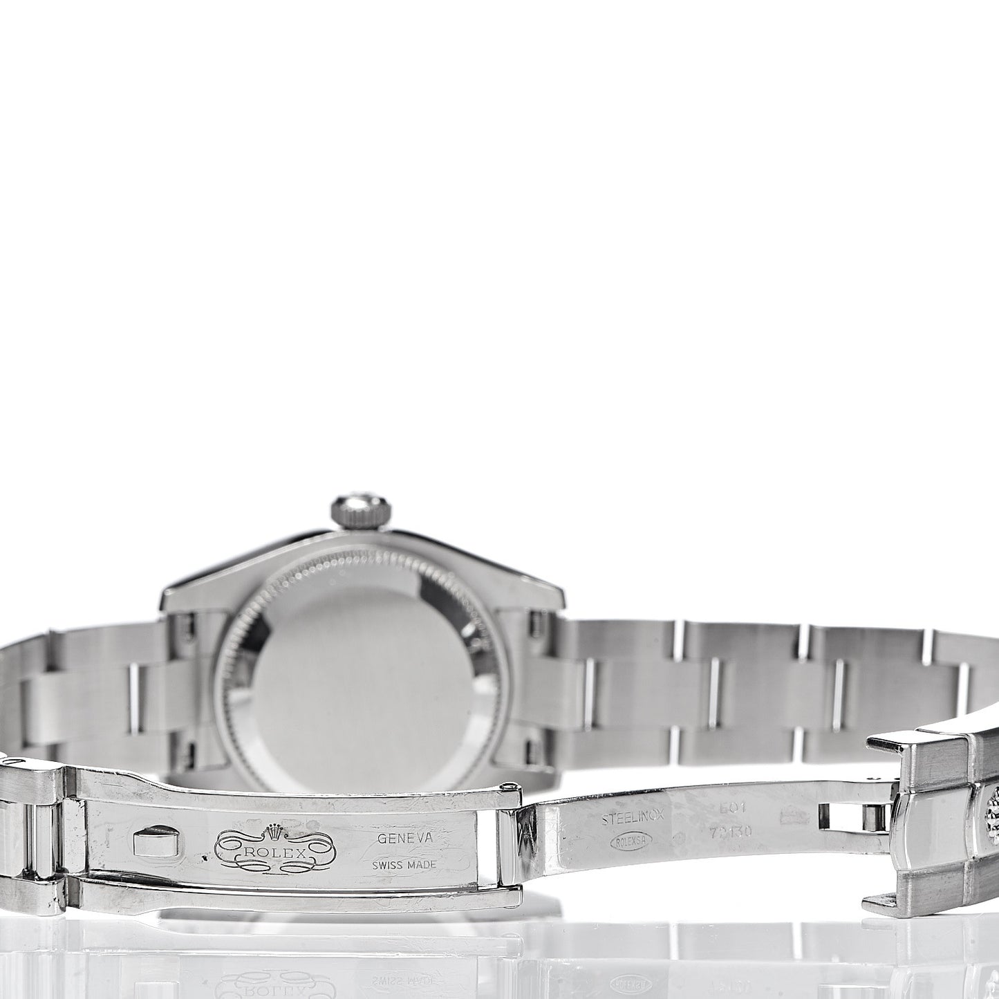 Stainless Steel 26mm Oyster Perpetual Datejust Watch Pink Roman 179160