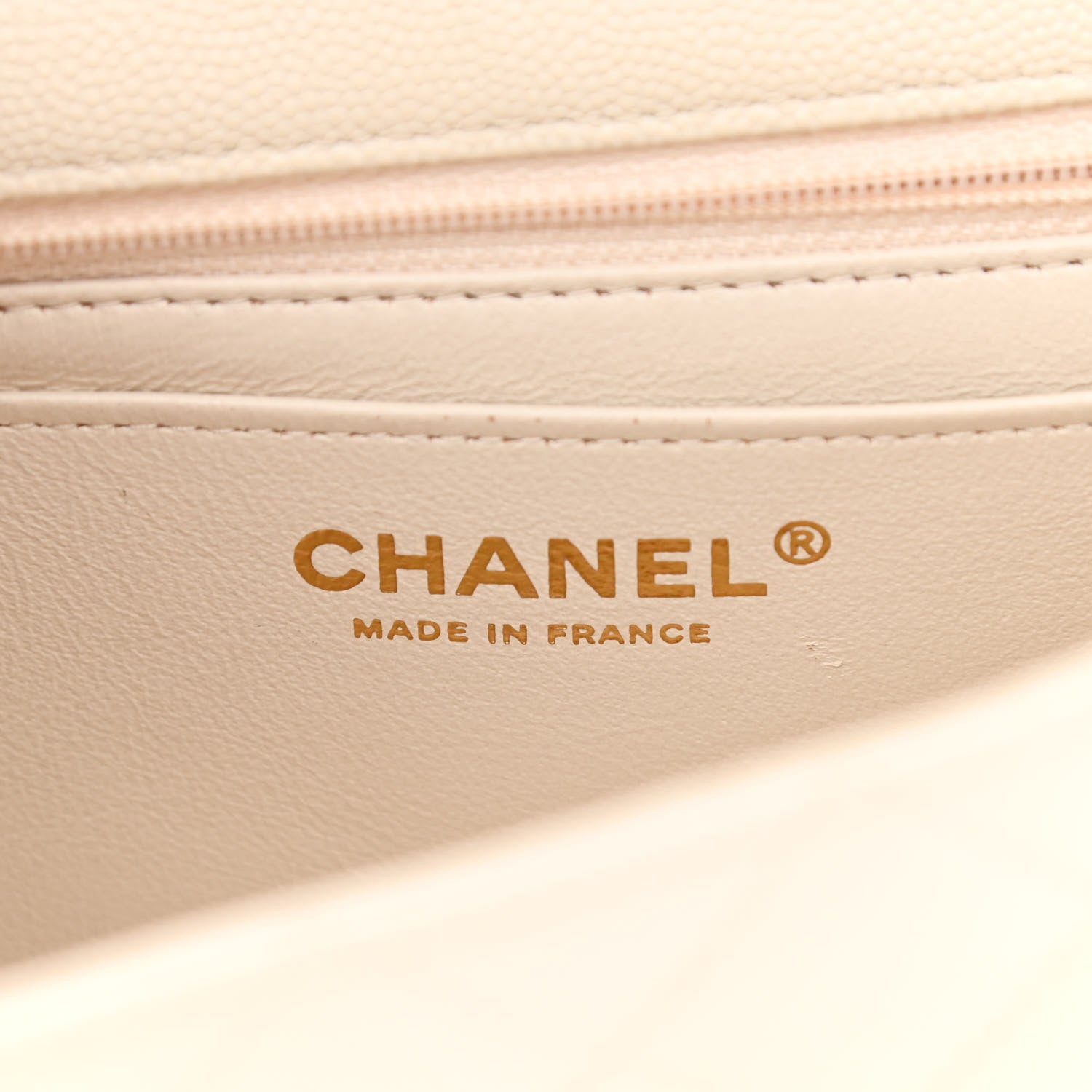 Chanel Caviar Quilted Mini Rectangular Flap White 6 of 11