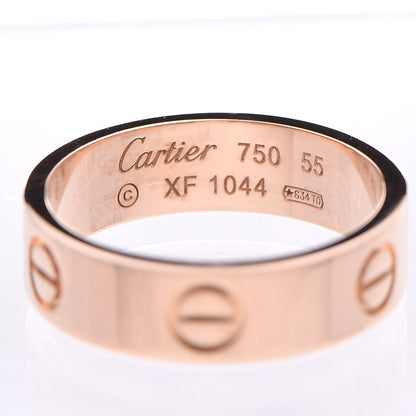 Cartier 18K Pink Gold 5.5mm LOVE Ring 55 7.25 3 of 4