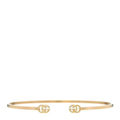 Gucci 18K Yellow Gold GG Running Cuff Bracelet 1 of 4