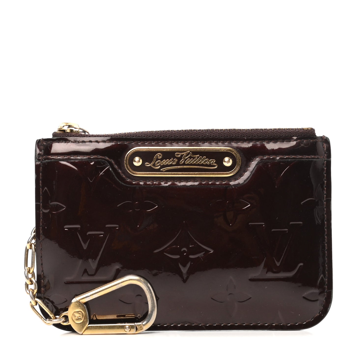 Vernis Key Pouch Amarante
