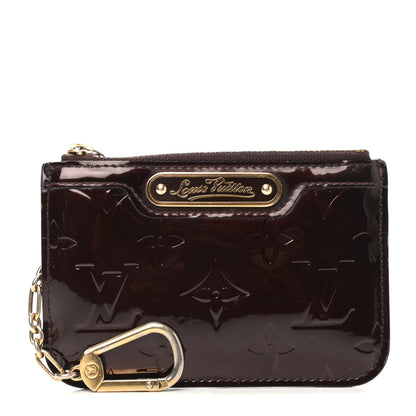Louis Vuitton Vernis Key Pouch Amarante 1 of 8