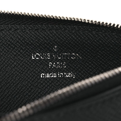 Louis Vuitton Taiga Coin Card Holder Black 7 of 9