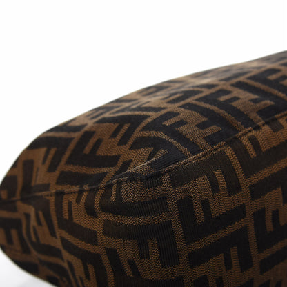 Fendi Zucca Cuoio Lucido Mini Pochette Tobacco Rosso Scuro 10 of 11