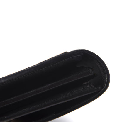 Louis Vuitton Calfskin Reverse Monogram Column Sarah Wallet Black 8 of 11