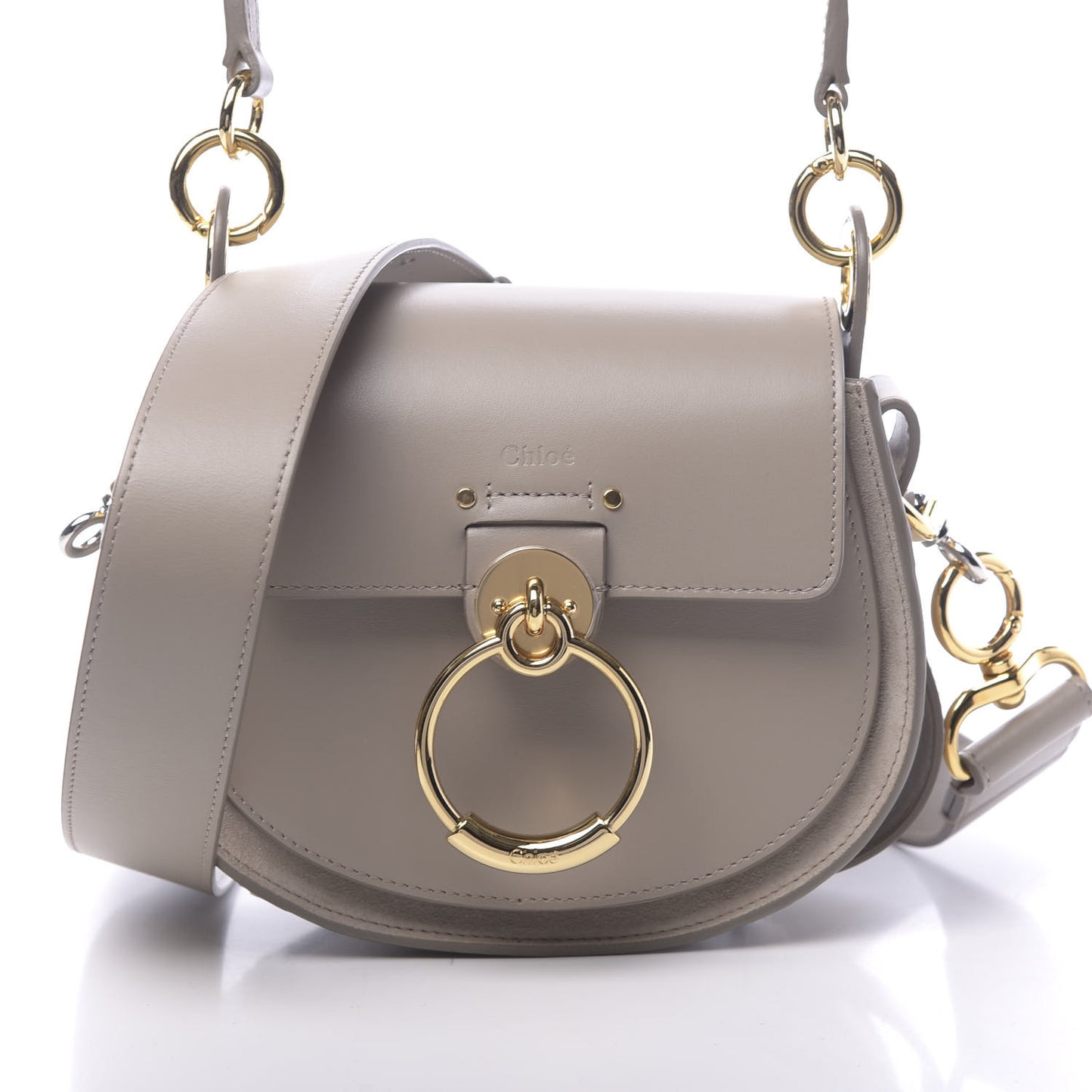 Calfskin Small Tess Bag Motty Grey