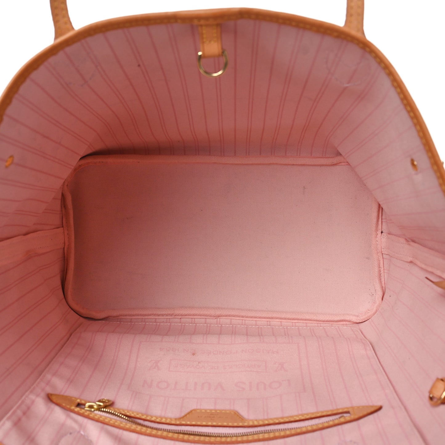 Damier Azur Neo Neverfull MM Rose Ballerine