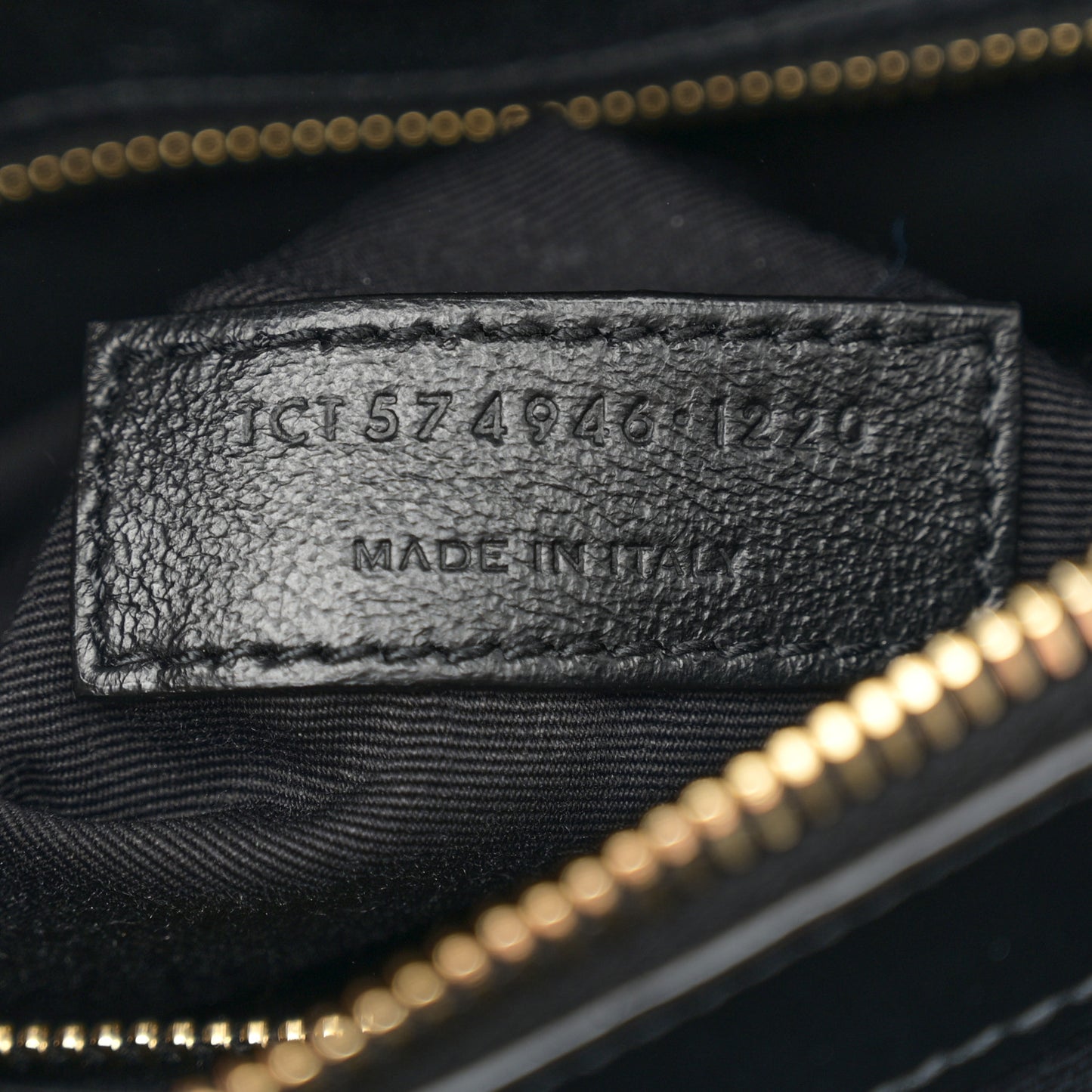 Calfskin Y Quilted Monogram Medium Loulou Chain Satchel Black