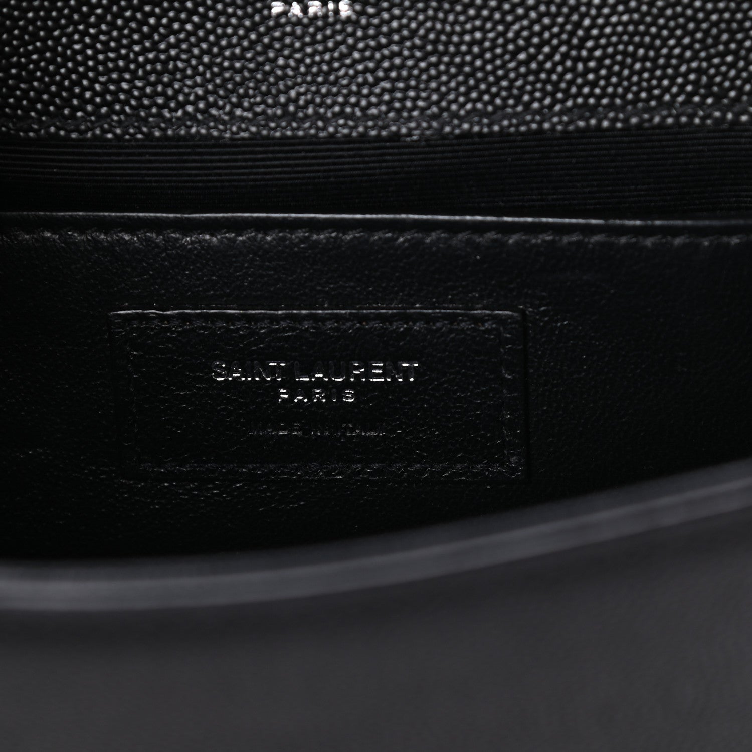 Saint Laurent Grain De Poudre Small Monogram Kate Satchel Black 6 of 9