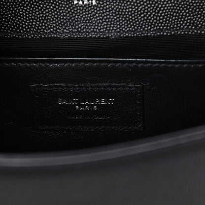 Saint Laurent Grain De Poudre Small Monogram Kate Satchel Black 6 of 9