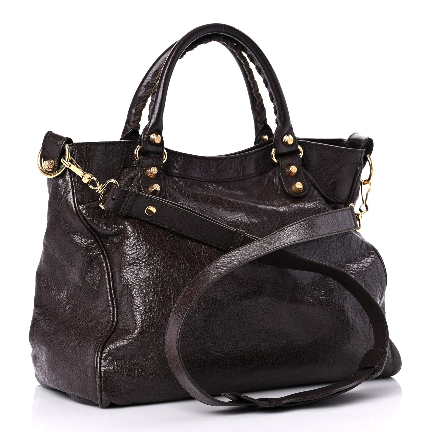 Balenciaga Agneau Giant 12 Gold Hardware Velo Charbon 3 of 16