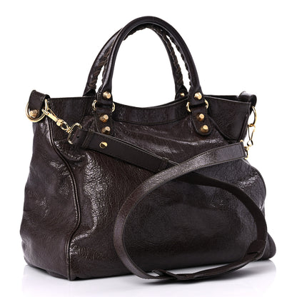 Balenciaga Agneau Giant 12 Gold Hardware Velo Charbon 3 of 16