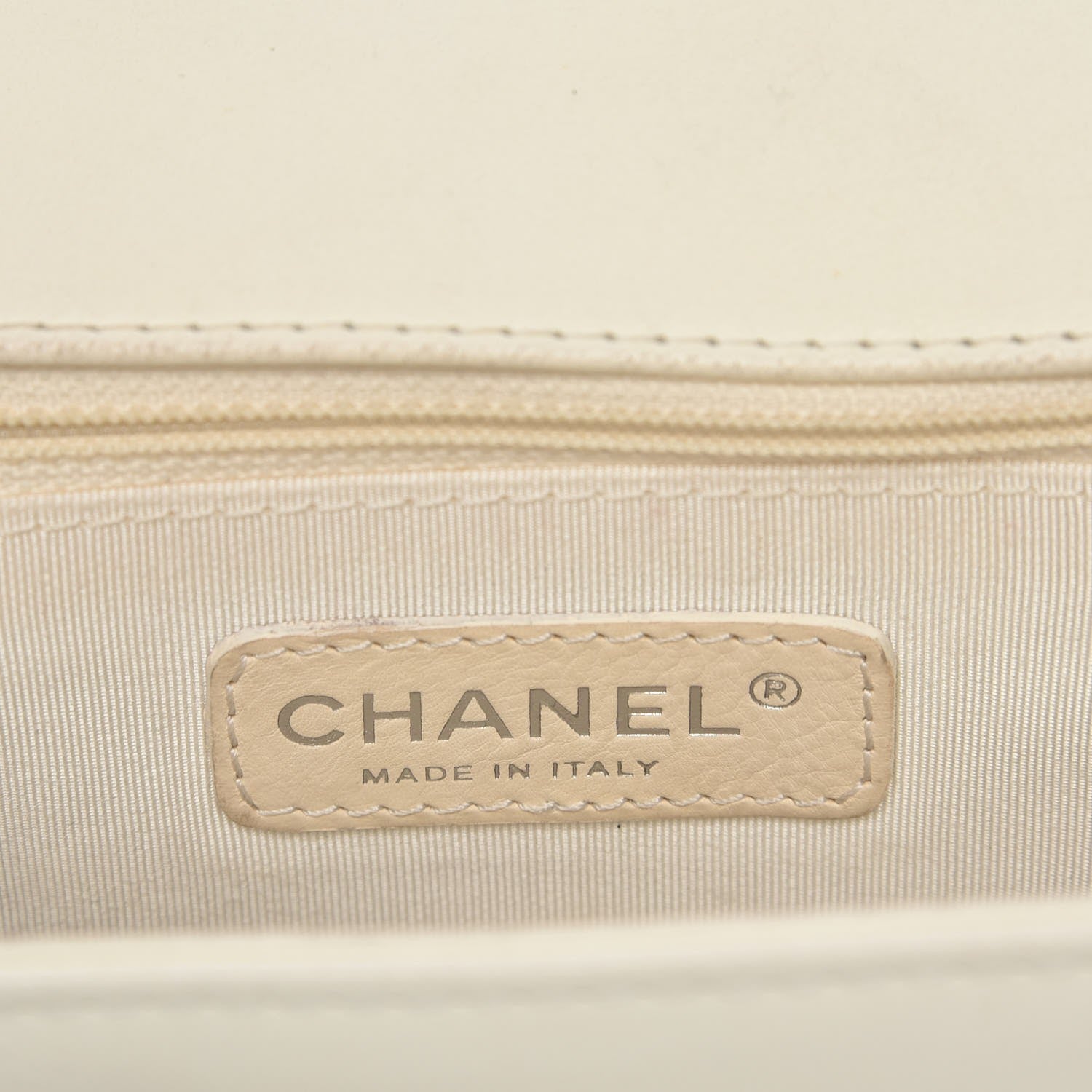 Chanel Lambskin Quilted Large Boy Flap Black White 6 of 9