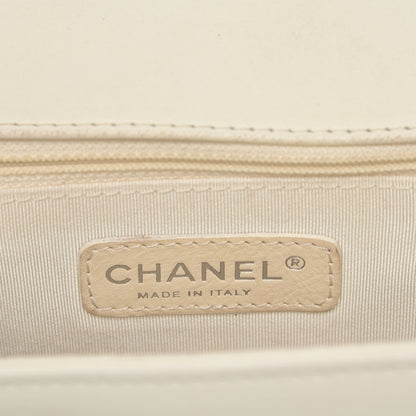 Chanel Lambskin Quilted Large Boy Flap Black White 6 of 9