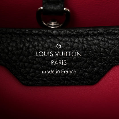 Louis Vuitton Taurillon Capucines PM Black 6 of 10