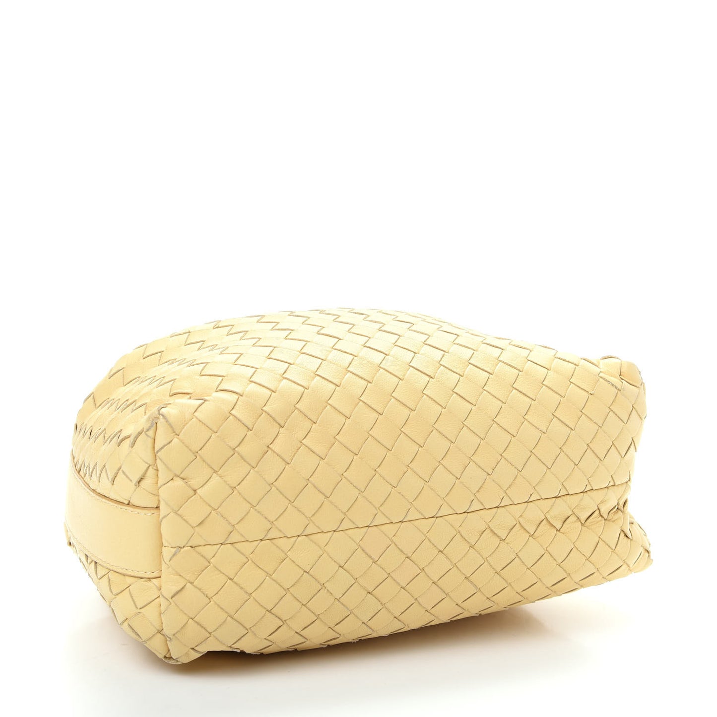 Nappa Intrecciato Large Cosmetic Case Banane