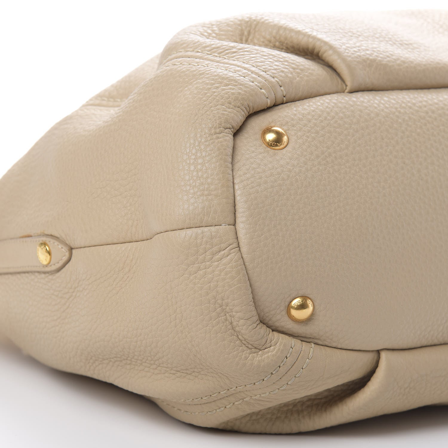 Prada Vitello Daino Tote Sabbia 9 of 11