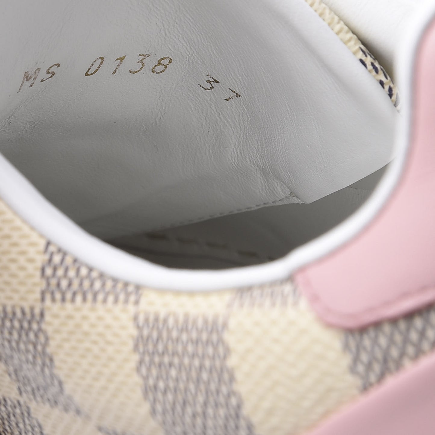 Damier Azur Summer Trunks Frontrow Sneakers 37