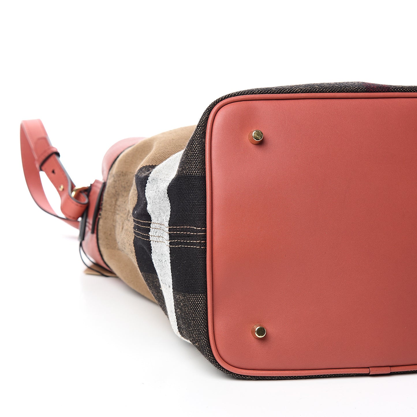 Canvas Mega Check Medium Ashby Tassel Hobo Cinnamon Red