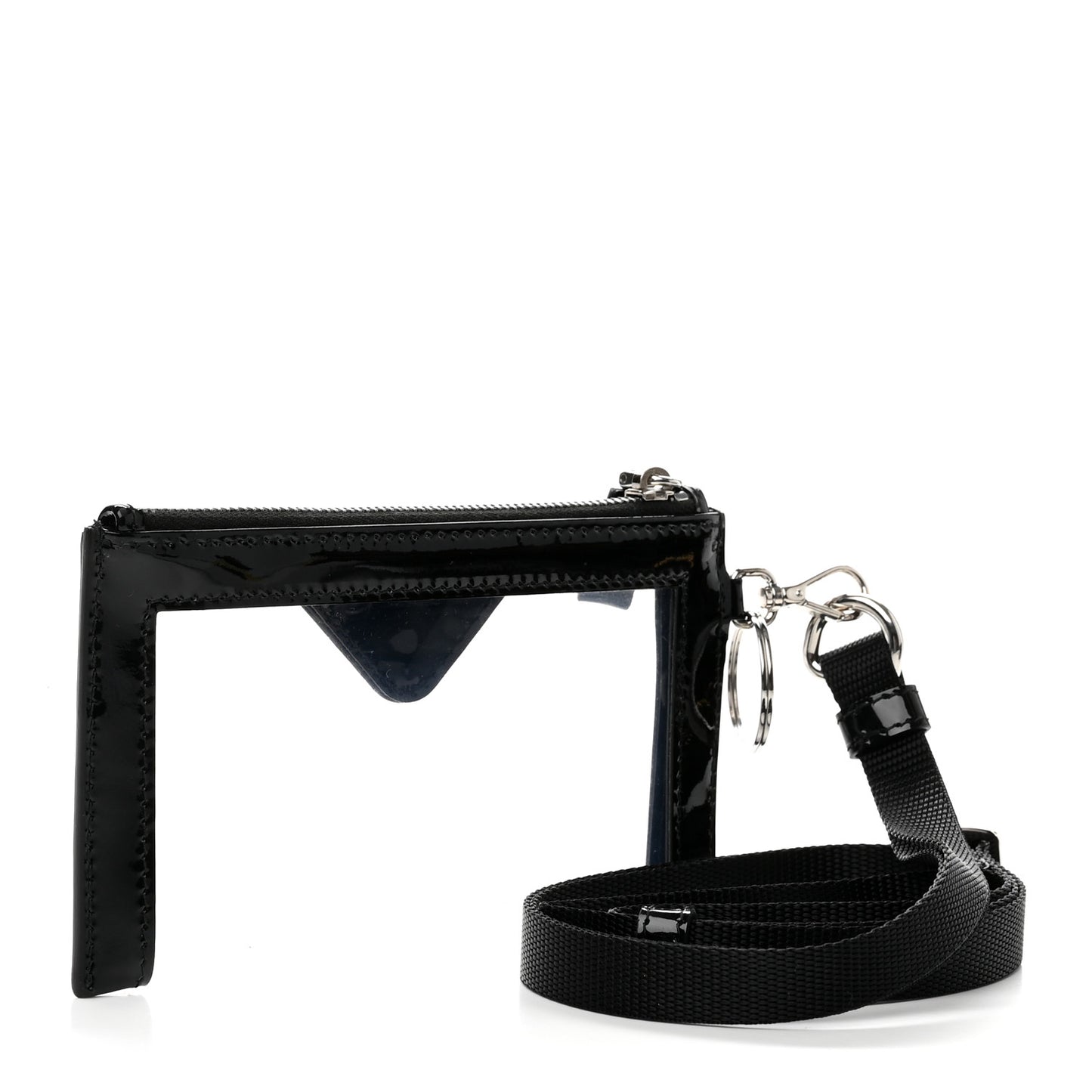 Vernice PVC Card Holder Black