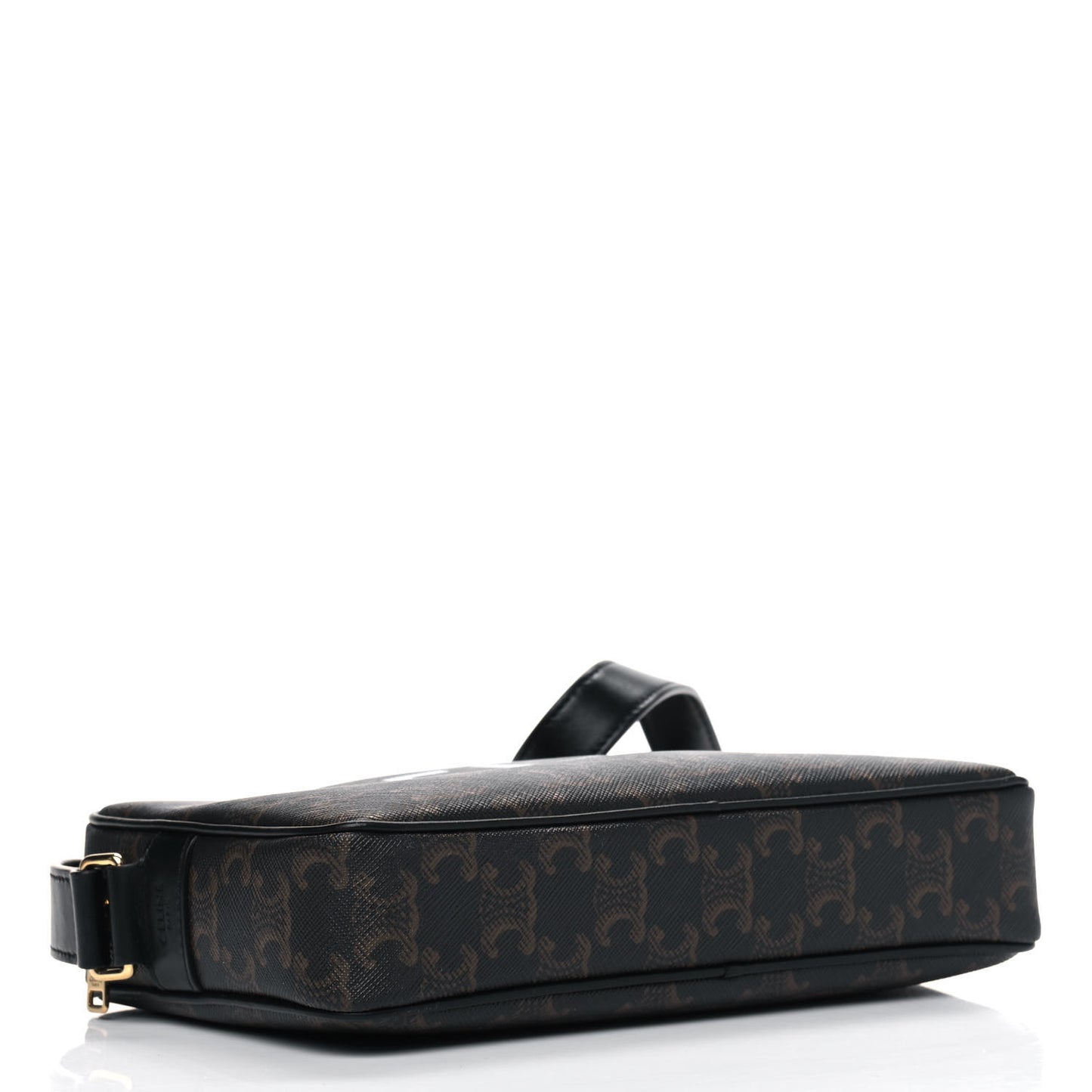 Triomphe Canvas Medium Messenger Bag Black