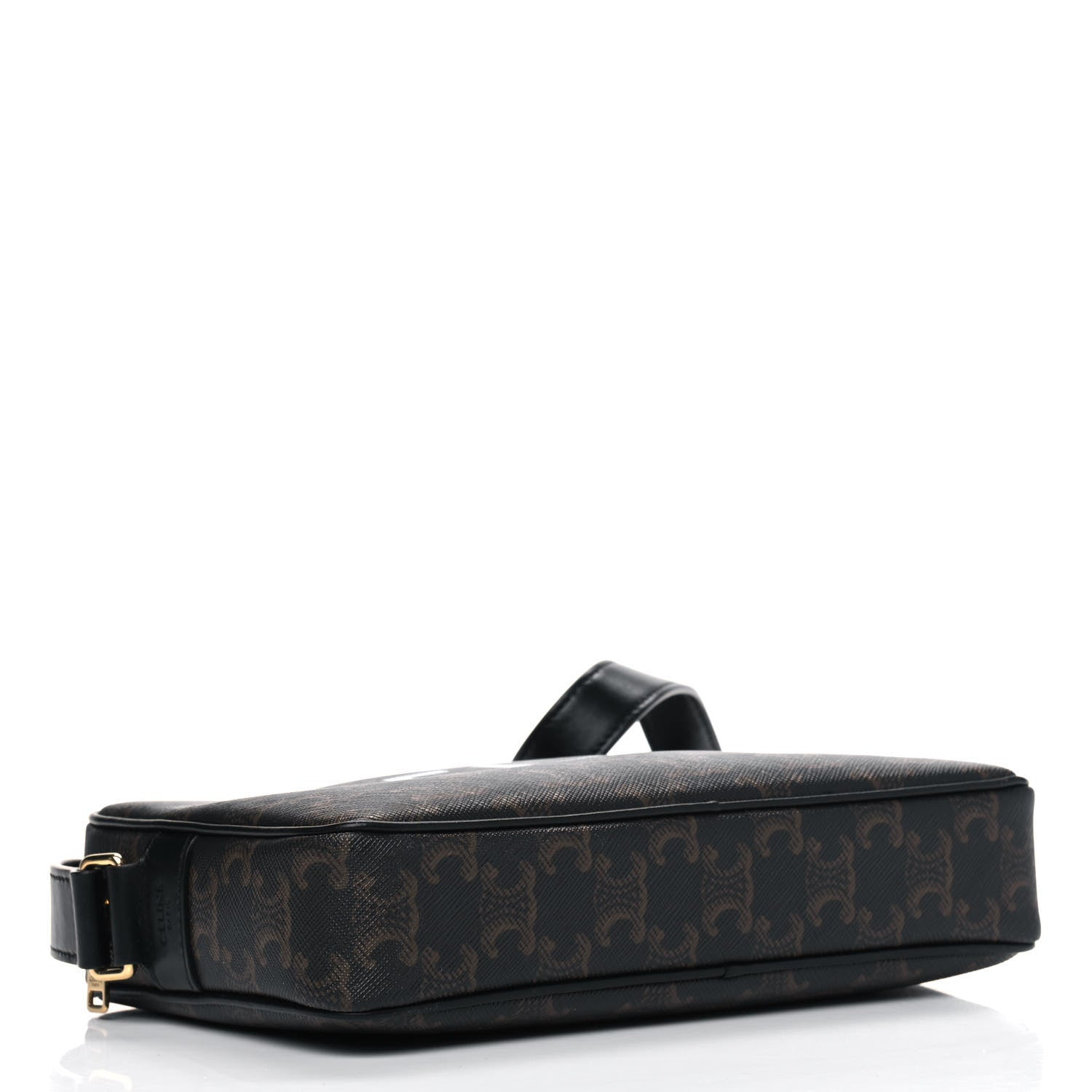 Celine Triomphe Canvas Medium Messenger Bag Black 3 of 7